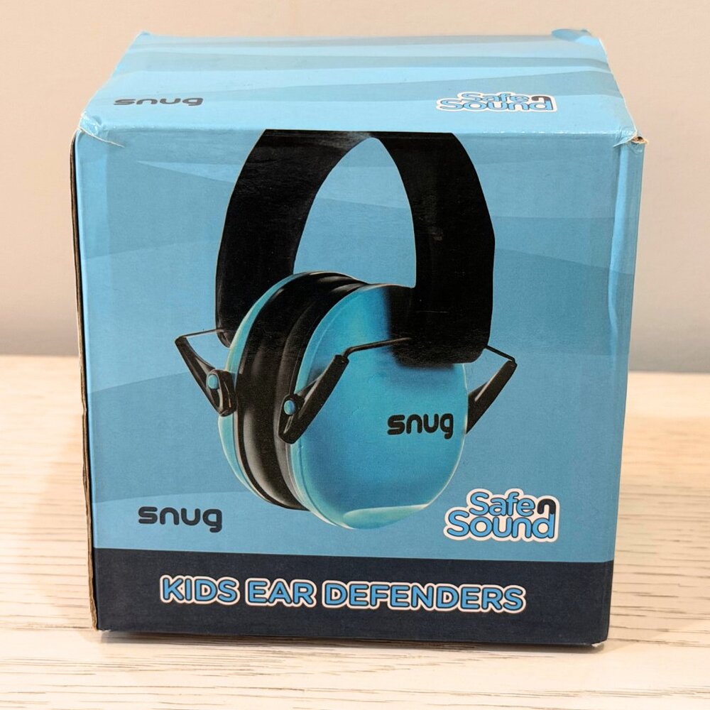 SNUG Safe n Sound Kids Ear Defenders Hearing Protection Noise Blocking with Box